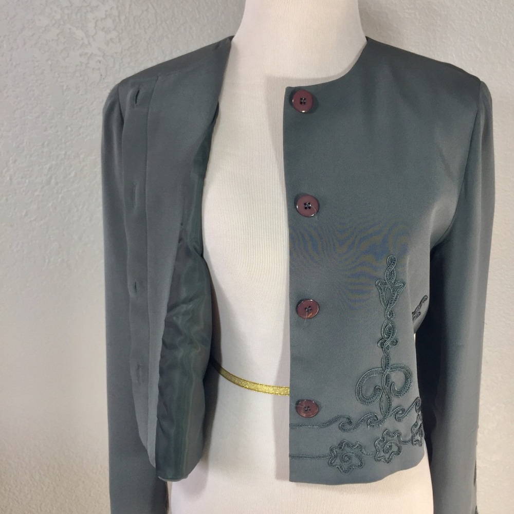 Design By Pat Argenti % Silk Jacket - image 3